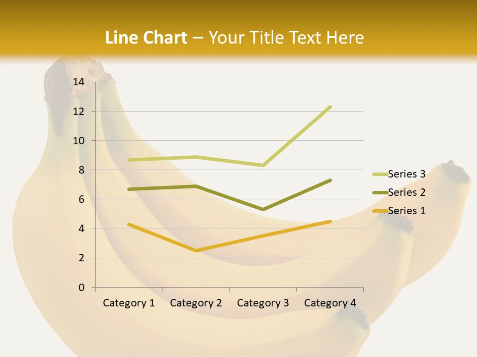 A Bunch Of Bananas Sitting On Top Of A Table PowerPoint Template