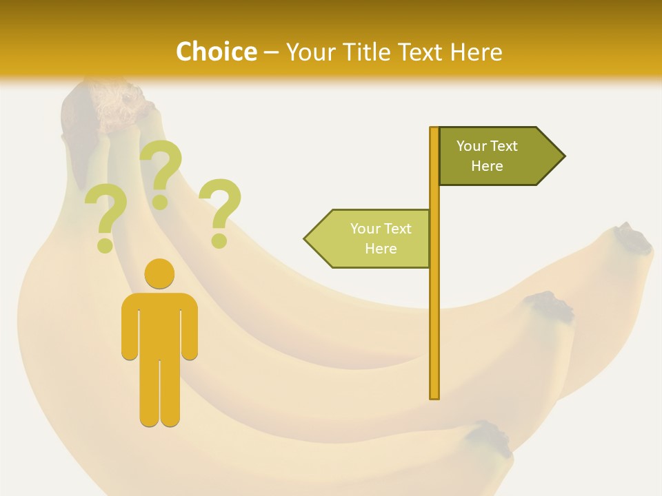 A Bunch Of Bananas Sitting On Top Of A Table PowerPoint Template