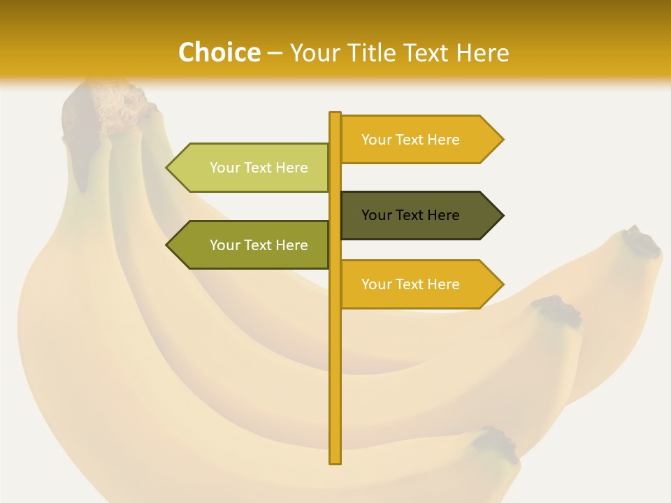 A Bunch Of Bananas Sitting On Top Of A Table PowerPoint Template