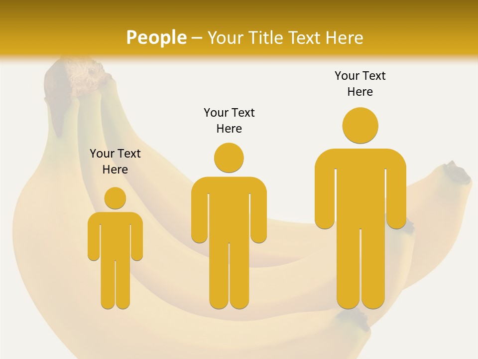 A Bunch Of Bananas Sitting On Top Of A Table PowerPoint Template