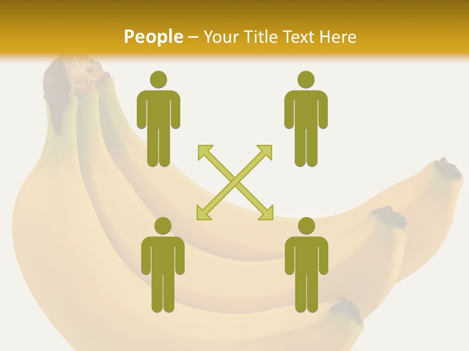 A Bunch Of Bananas Sitting On Top Of A Table PowerPoint Template