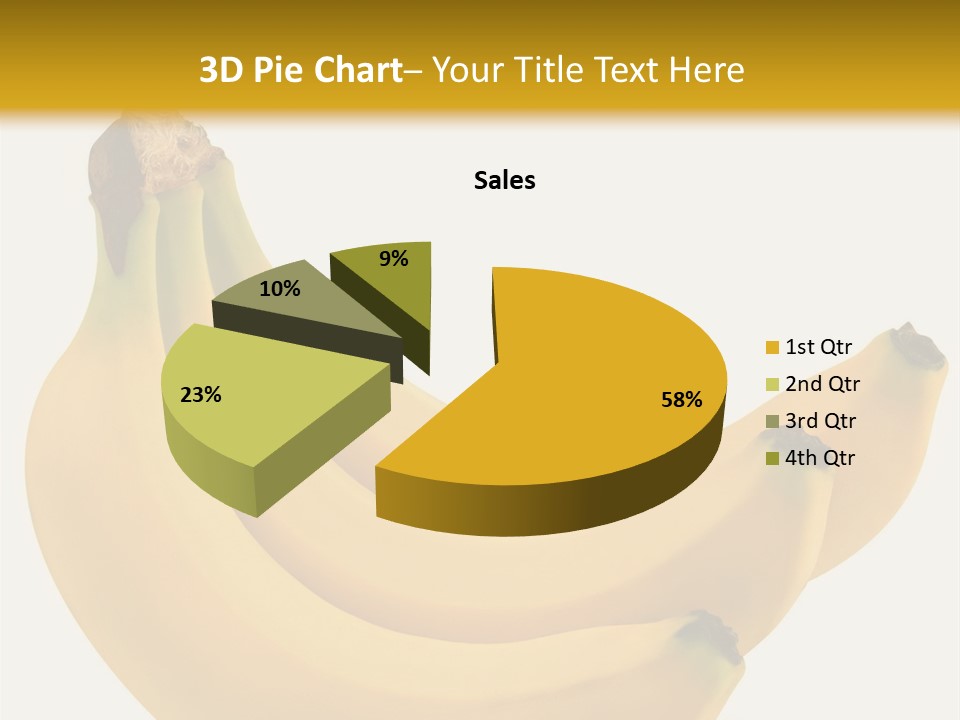 A Bunch Of Bananas Sitting On Top Of A Table PowerPoint Template