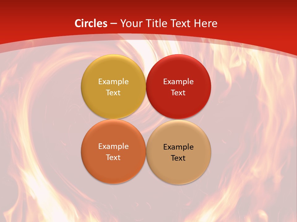 A Red And Yellow Fire Powerpoint Presentation PowerPoint Template