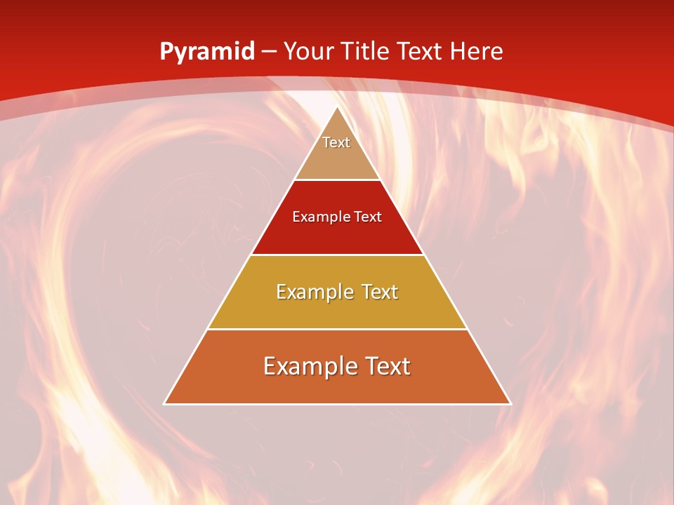 A Red And Yellow Fire Powerpoint Presentation PowerPoint Template