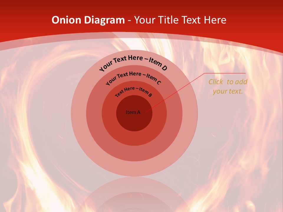 A Red And Yellow Fire Powerpoint Presentation PowerPoint Template