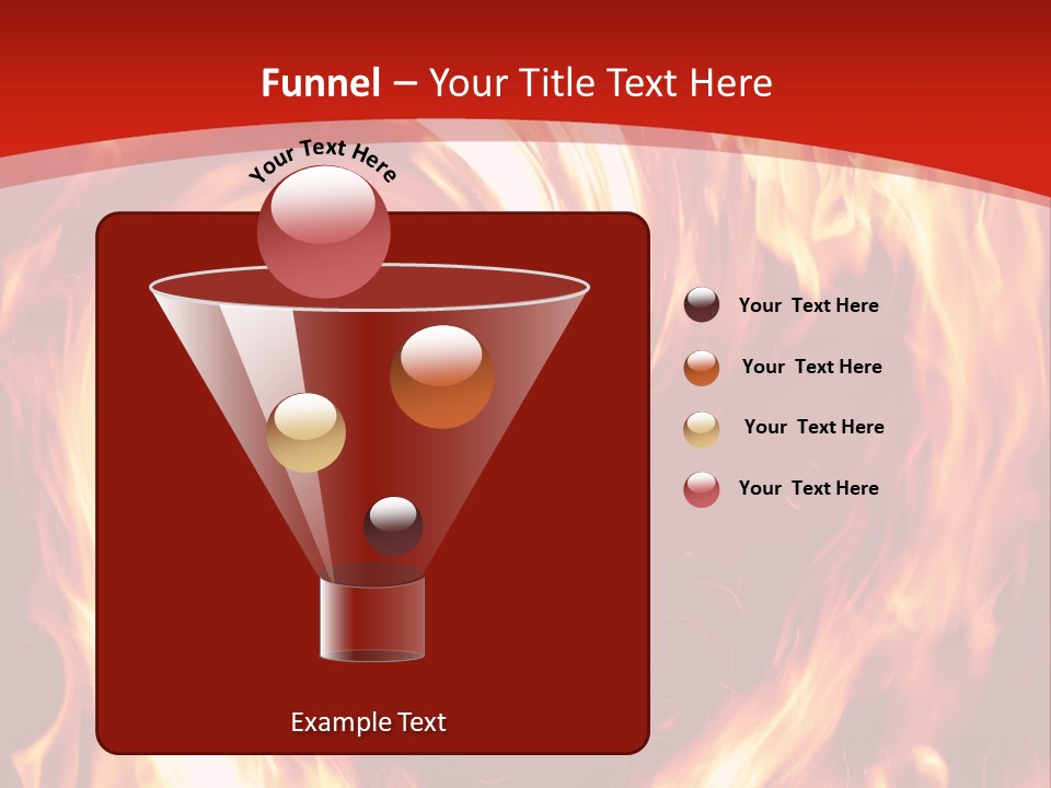 A Red And Yellow Fire Powerpoint Presentation PowerPoint Template