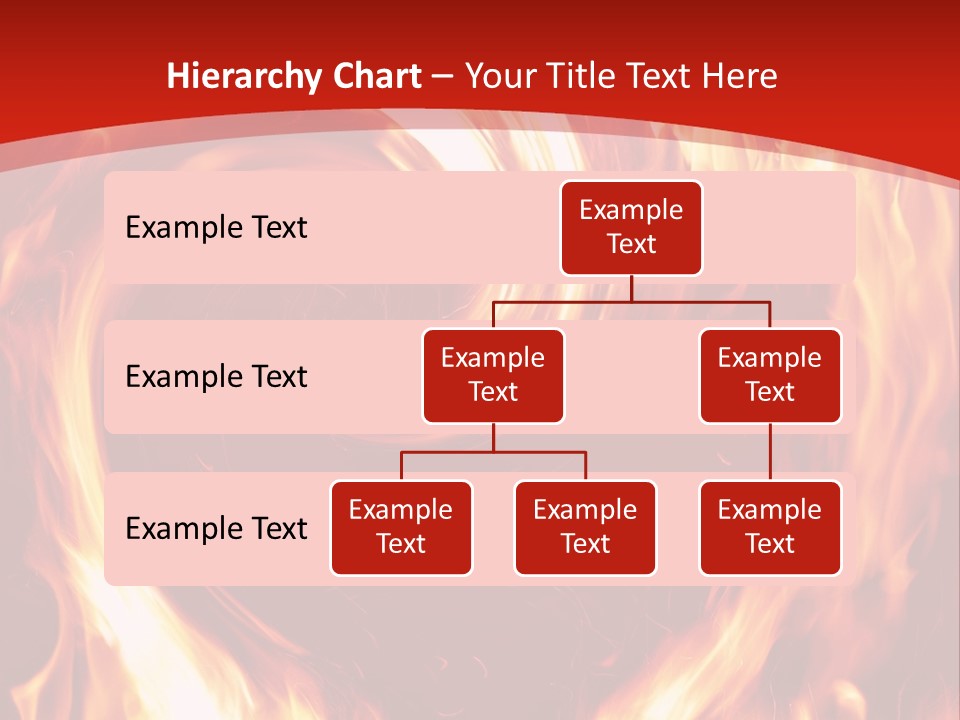 A Red And Yellow Fire Powerpoint Presentation PowerPoint Template