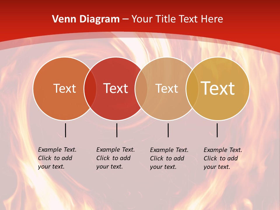 A Red And Yellow Fire Powerpoint Presentation PowerPoint Template