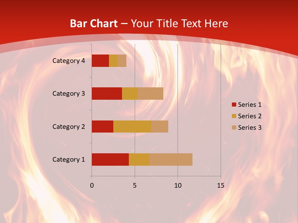 A Red And Yellow Fire Powerpoint Presentation PowerPoint Template