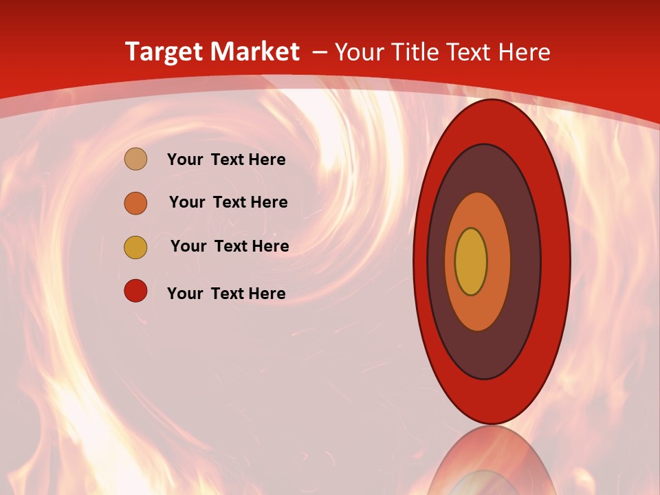 A Red And Yellow Fire Powerpoint Presentation PowerPoint Template