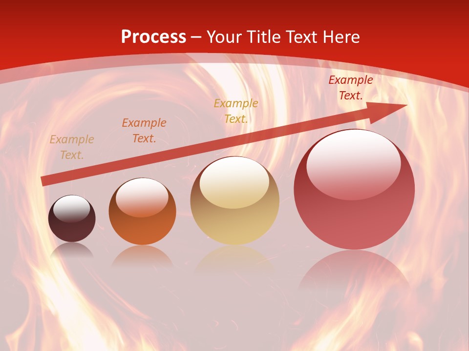 A Red And Yellow Fire Powerpoint Presentation PowerPoint Template
