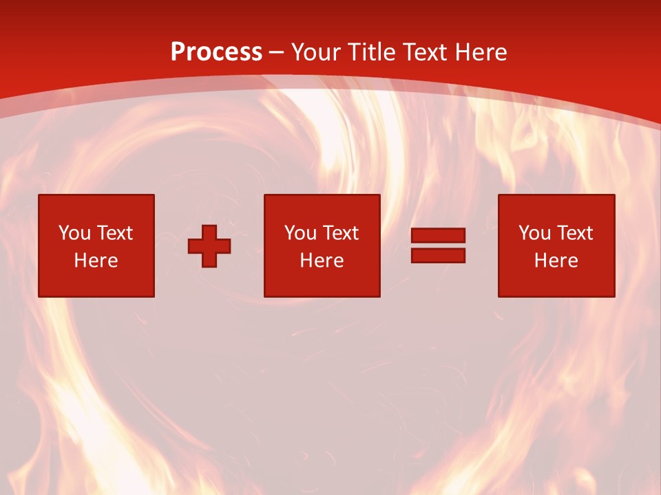 A Red And Yellow Fire Powerpoint Presentation PowerPoint Template