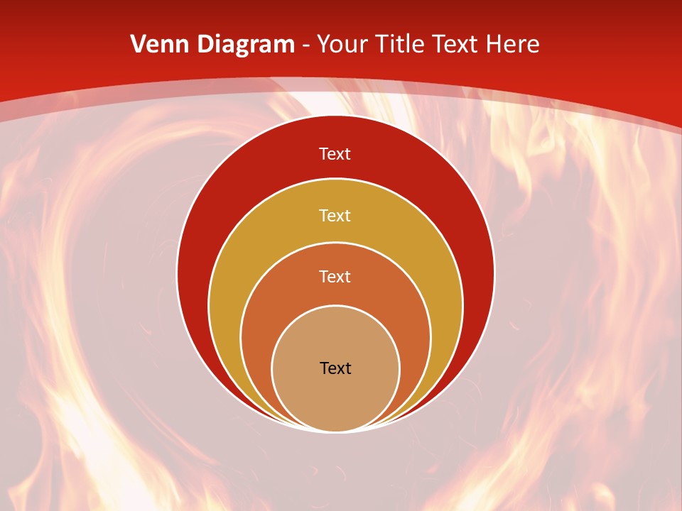 A Red And Yellow Fire Powerpoint Presentation PowerPoint Template