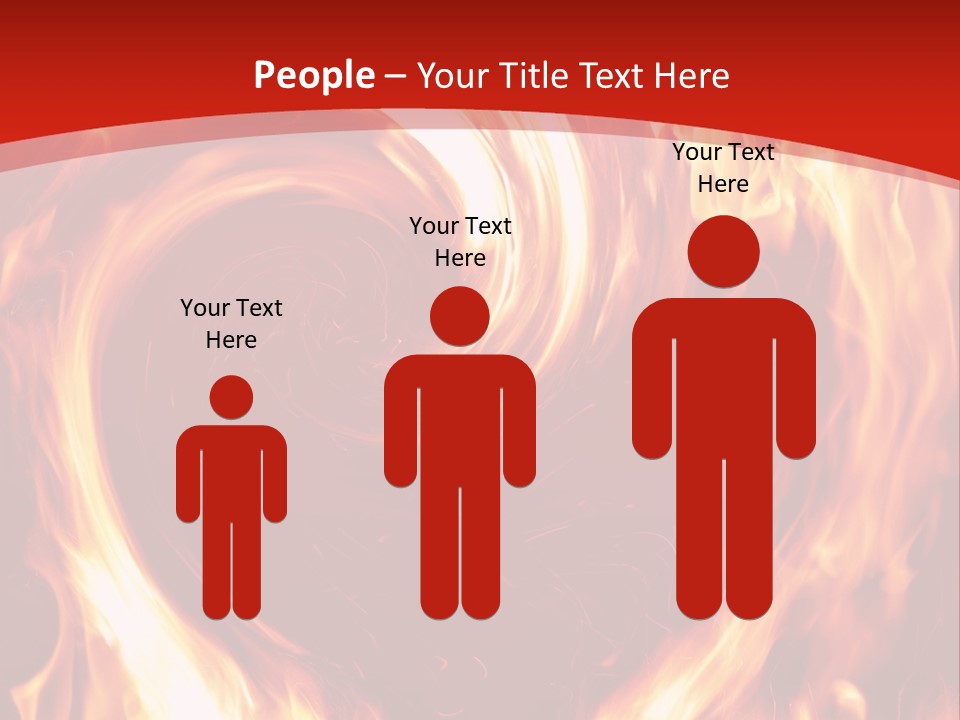 A Red And Yellow Fire Powerpoint Presentation PowerPoint Template