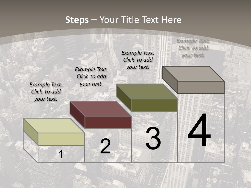 An Aerial View Of A City In Black And White PowerPoint Template