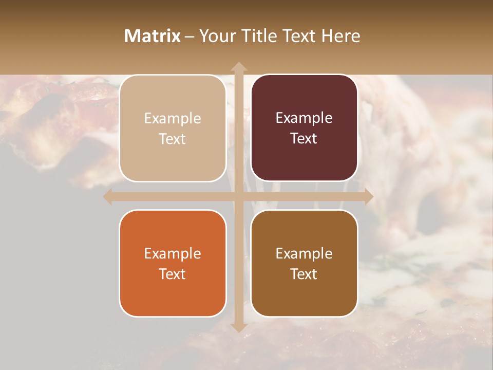 A Slice Of Pizza Being Lifted From A Pan PowerPoint Template