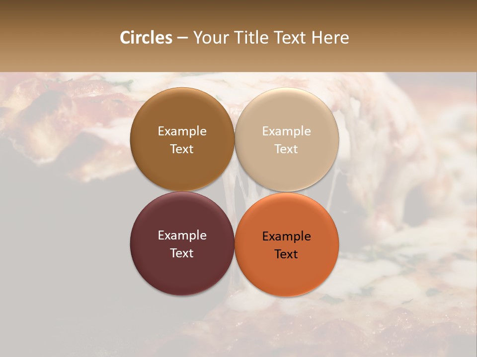 A Slice Of Pizza Being Lifted From A Pan PowerPoint Template