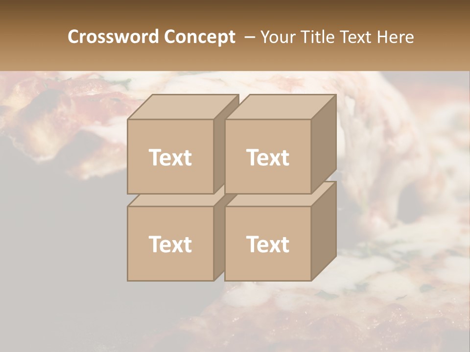 A Slice Of Pizza Being Lifted From A Pan PowerPoint Template