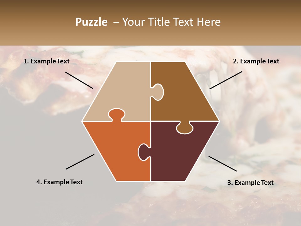 A Slice Of Pizza Being Lifted From A Pan PowerPoint Template