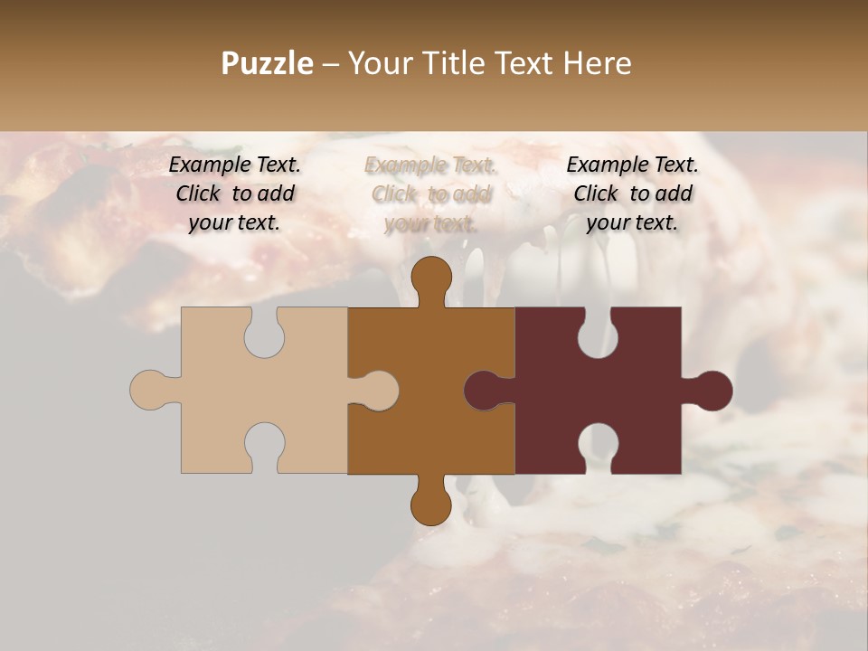 A Slice Of Pizza Being Lifted From A Pan PowerPoint Template