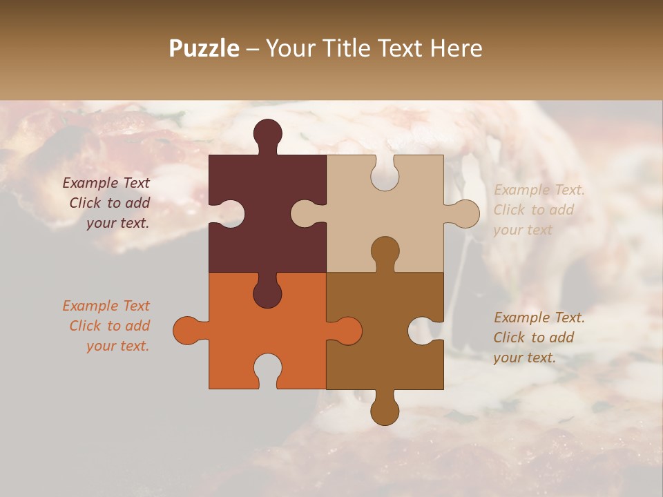 A Slice Of Pizza Being Lifted From A Pan PowerPoint Template