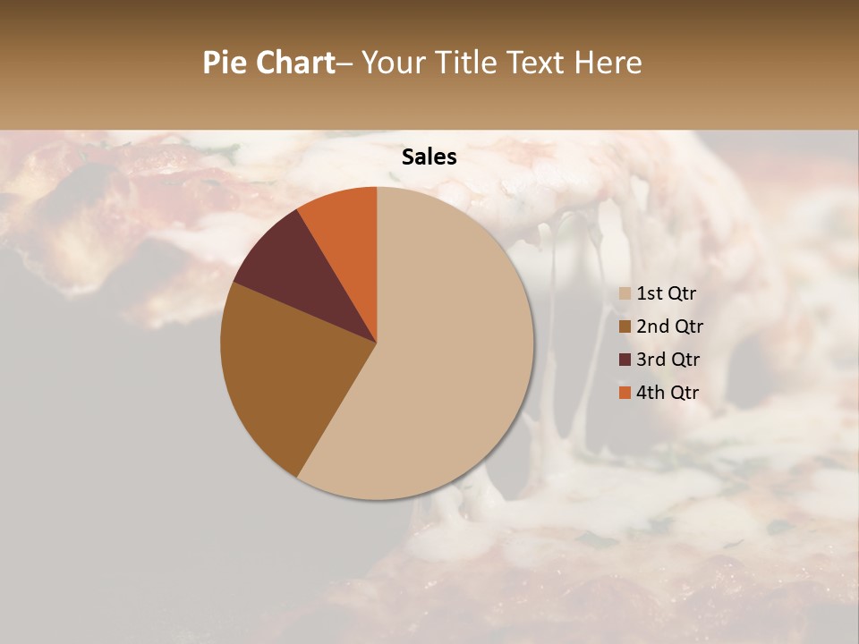 A Slice Of Pizza Being Lifted From A Pan PowerPoint Template