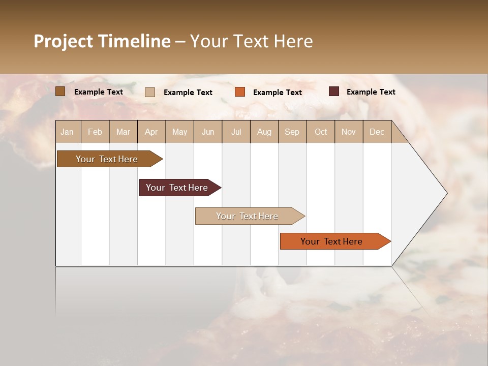 A Slice Of Pizza Being Lifted From A Pan PowerPoint Template