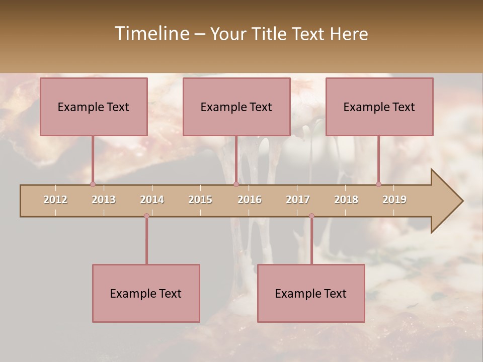 A Slice Of Pizza Being Lifted From A Pan PowerPoint Template
