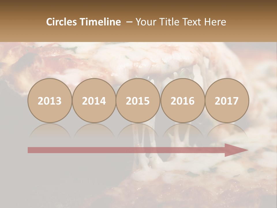 A Slice Of Pizza Being Lifted From A Pan PowerPoint Template