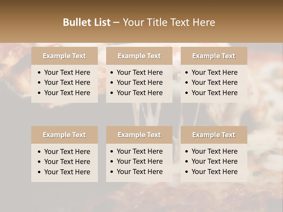 A Slice Of Pizza Being Lifted From A Pan PowerPoint Template