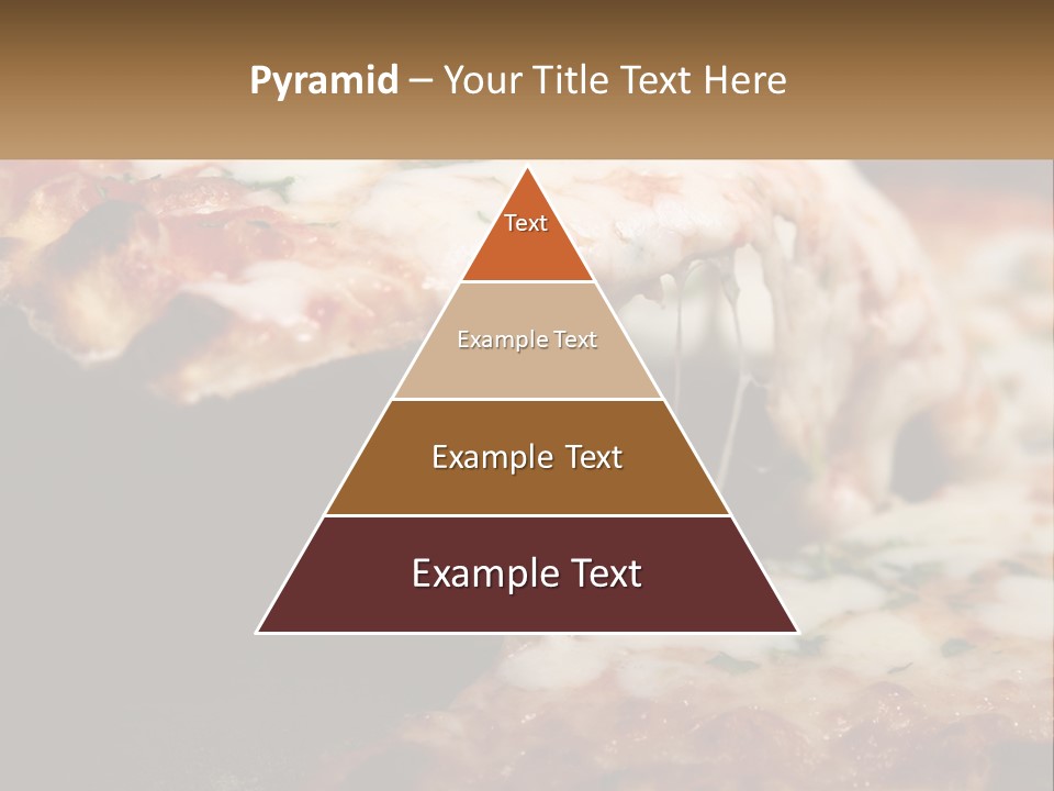 A Slice Of Pizza Being Lifted From A Pan PowerPoint Template