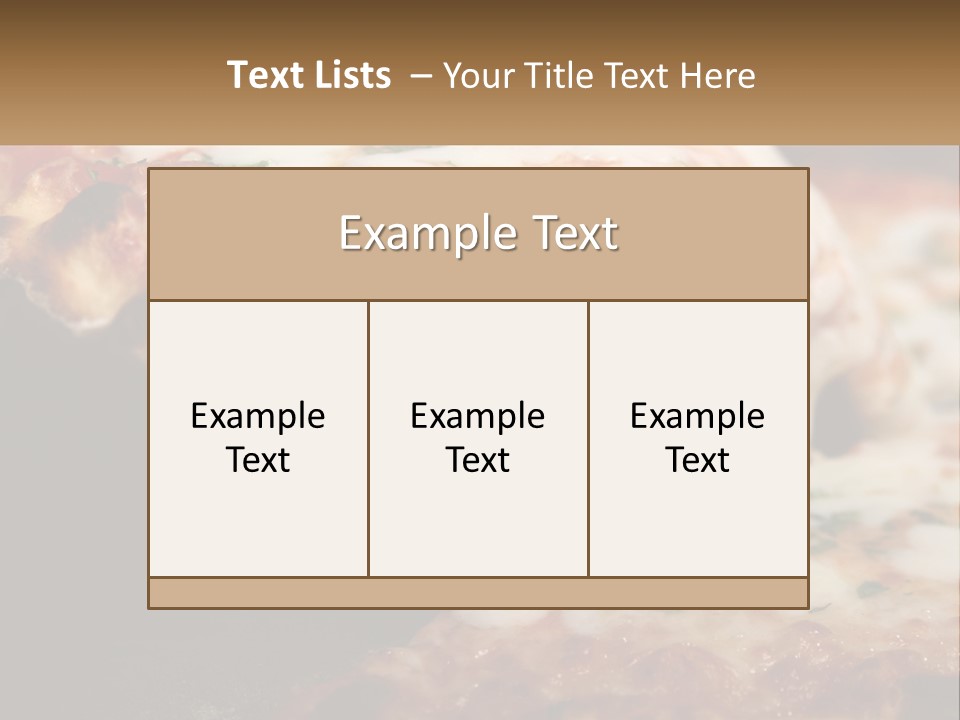 A Slice Of Pizza Being Lifted From A Pan PowerPoint Template