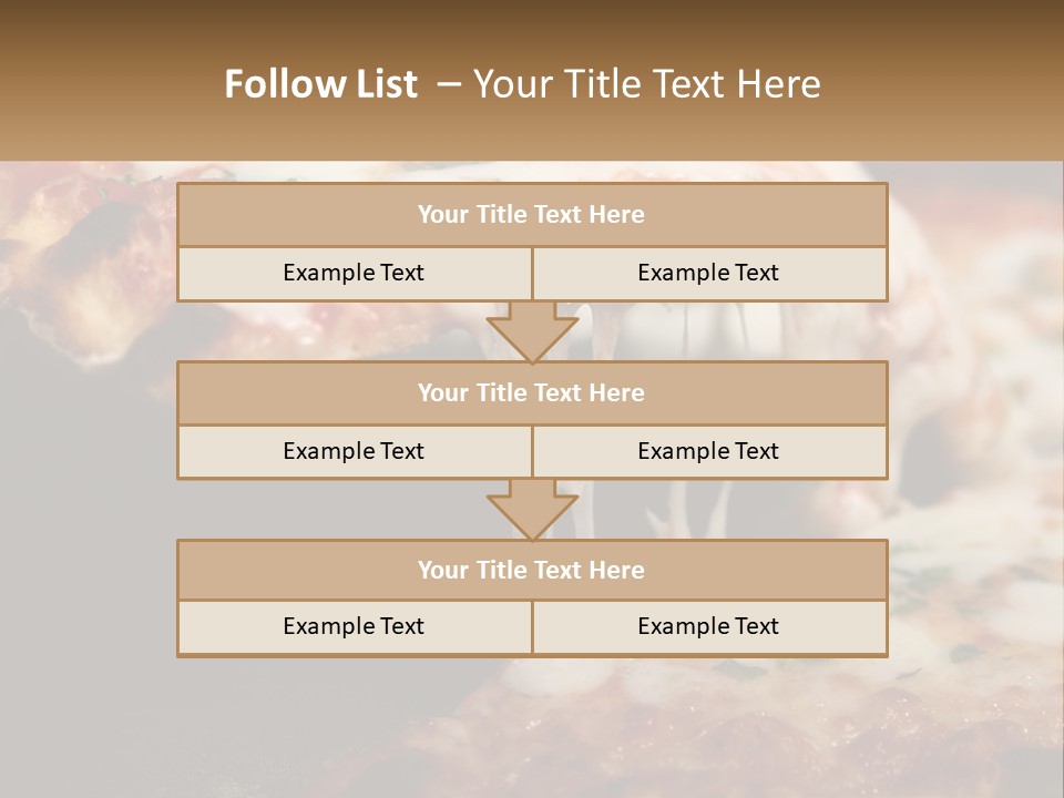 A Slice Of Pizza Being Lifted From A Pan PowerPoint Template