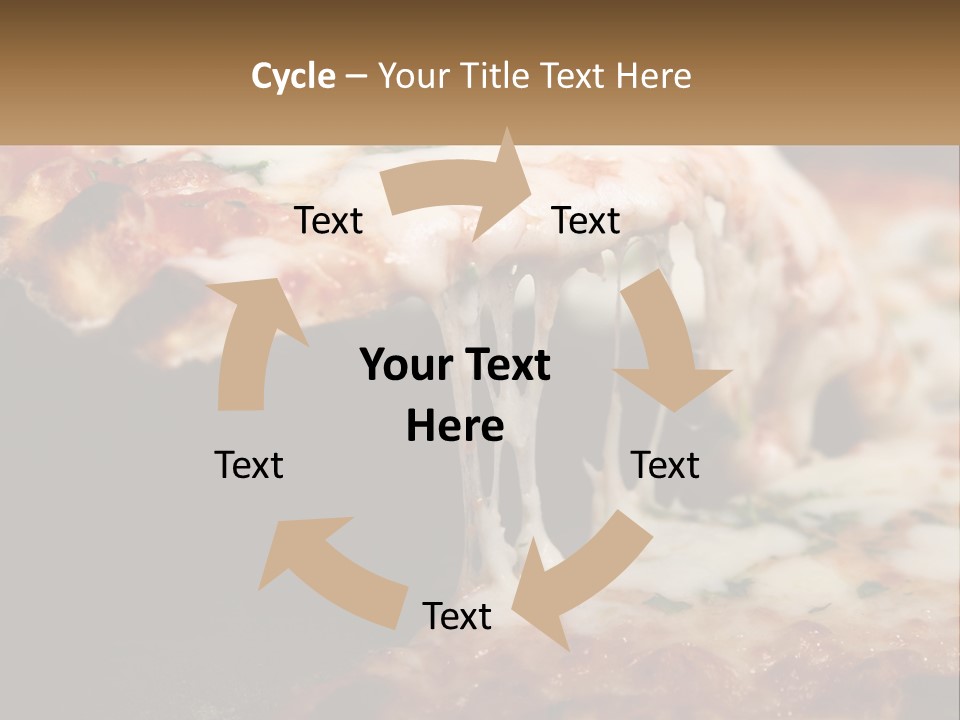 A Slice Of Pizza Being Lifted From A Pan PowerPoint Template