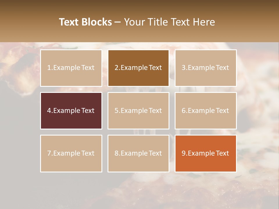 A Slice Of Pizza Being Lifted From A Pan PowerPoint Template