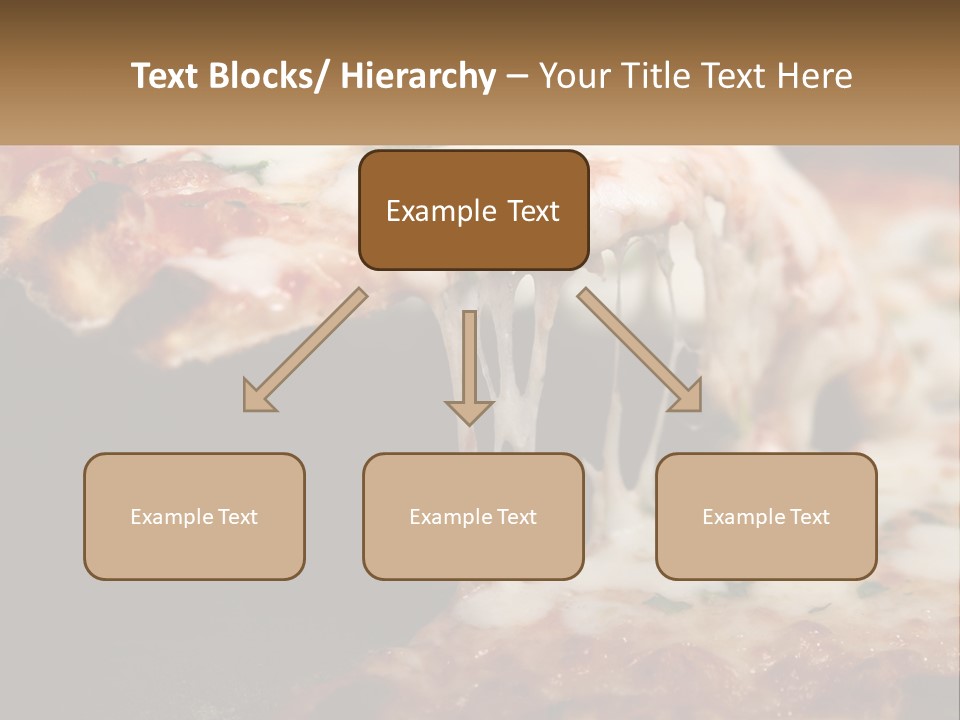 A Slice Of Pizza Being Lifted From A Pan PowerPoint Template