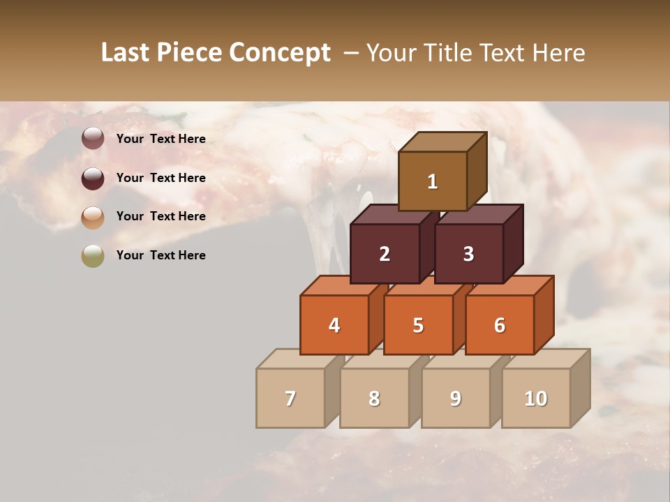 A Slice Of Pizza Being Lifted From A Pan PowerPoint Template