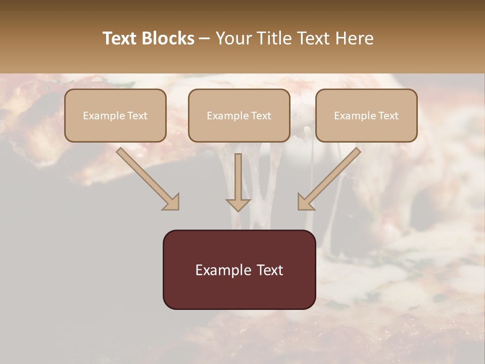 A Slice Of Pizza Being Lifted From A Pan PowerPoint Template