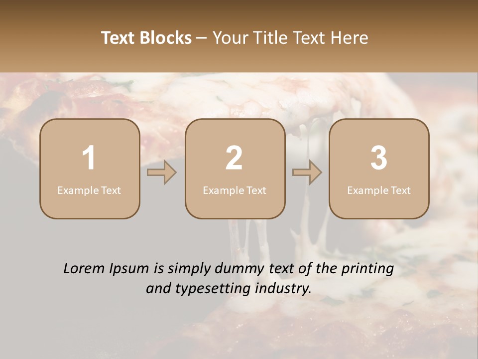 A Slice Of Pizza Being Lifted From A Pan PowerPoint Template