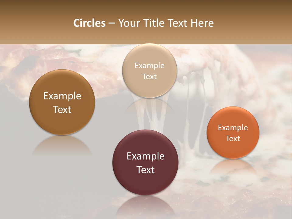 A Slice Of Pizza Being Lifted From A Pan PowerPoint Template