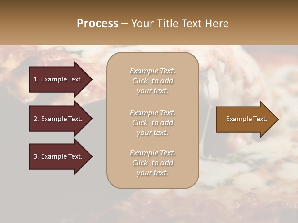 A Slice Of Pizza Being Lifted From A Pan PowerPoint Template