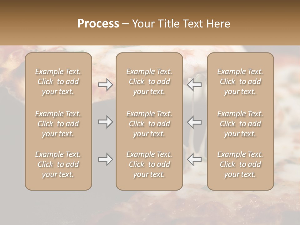A Slice Of Pizza Being Lifted From A Pan PowerPoint Template