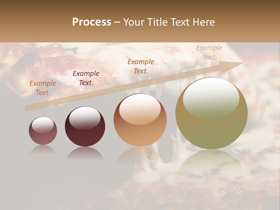 A Slice Of Pizza Being Lifted From A Pan PowerPoint Template