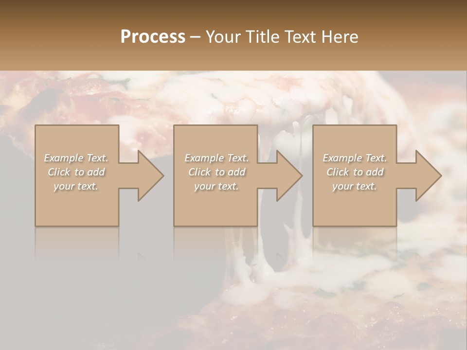 A Slice Of Pizza Being Lifted From A Pan PowerPoint Template