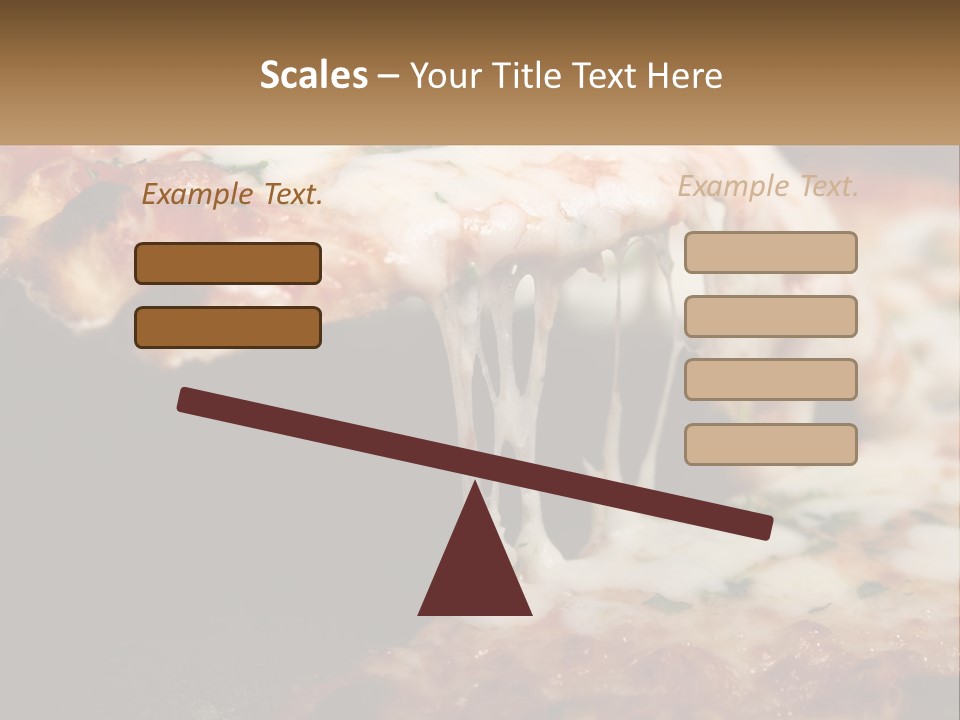A Slice Of Pizza Being Lifted From A Pan PowerPoint Template