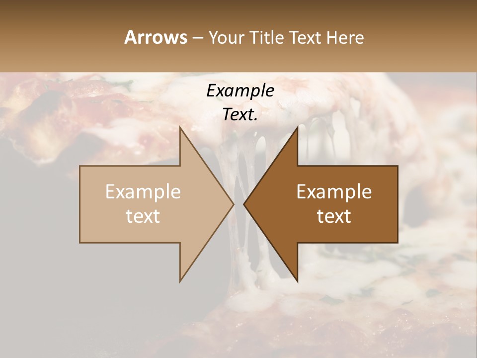 A Slice Of Pizza Being Lifted From A Pan PowerPoint Template