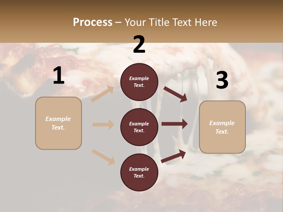 A Slice Of Pizza Being Lifted From A Pan PowerPoint Template