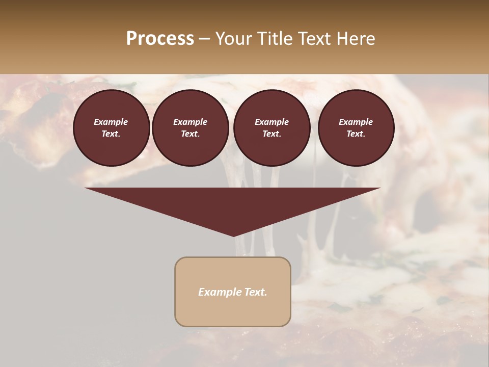 A Slice Of Pizza Being Lifted From A Pan PowerPoint Template