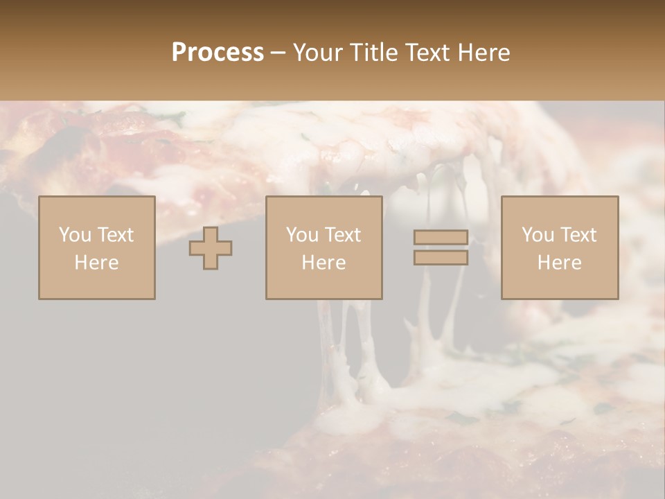 A Slice Of Pizza Being Lifted From A Pan PowerPoint Template