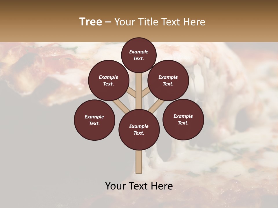 A Slice Of Pizza Being Lifted From A Pan PowerPoint Template